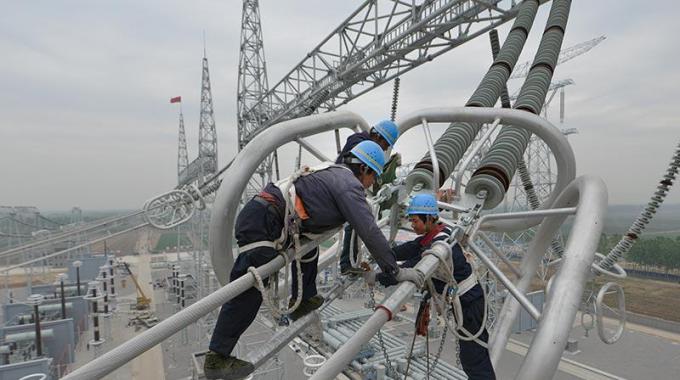 北京東1000千伏變電站施工進度提前