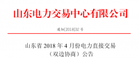 山東4月份雙邊協商、集中競價交易27日展開（附名單）