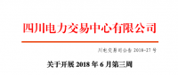 四川開展2018年6月第三周富余電量交易 申報電量總需求2.49億千瓦時（附名單）