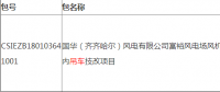 國華（齊齊哈爾）風電有限公司富裕風電場風機機艙內吊車技改項目中標候選人公示