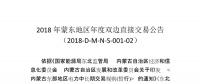 蒙東地區2018年第二次年度雙邊直接交易：交易規模56.92億千瓦時