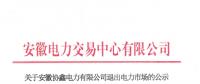 安徽1家具有發電業務的售電公司退出電力市場