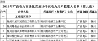 41家！廣西公示擬列入2018年電力市場(chǎng)化交易10千伏電力用戶準(zhǔn)入名單（第九批）