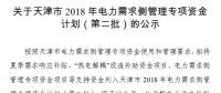 1917萬元！天津公示2018年電力需求側(cè)管理專項(xiàng)資金計(jì)劃（第二批）