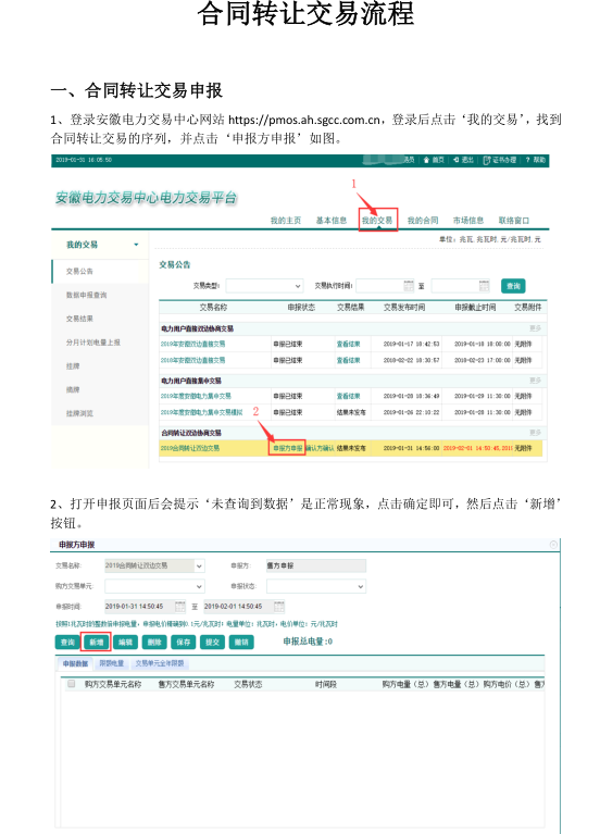 安徽2019年2月份電力直接交易合同轉讓交易2月15日開展（附交易流程）