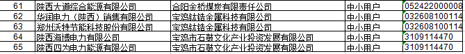 陜西2019年下半年電力直接交易售電公司代理中小用戶信息申報(bào) 65家未通過(guò)初審